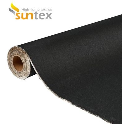 EN-13501 Certified Fireproof Fiberglass Fabric with 550°C Temperature Resistance and 0.6mm Thickness for Fire and Smoke Curtains