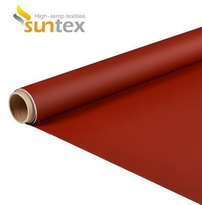 EN-13501 Certified Fireproof Fiberglass Fabric for Fire Curtains with 550°C Temperature Resistance and 0.6mm Thickness