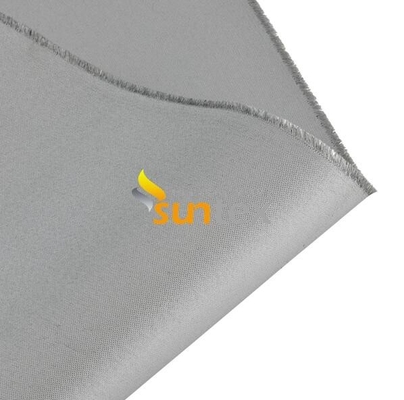 Fire Resistant Fireproof Fabric Roll Cloth PU Coated Fiberglass Fabric for Fire Blanket Material Blind Cutting Welding