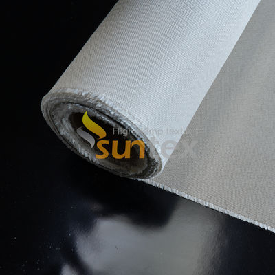 Fire Resistant Fireproof Fabric Roll Cloth PU Coated Fiberglass Fabric for Fire Blanket Material Blind Cutting Welding