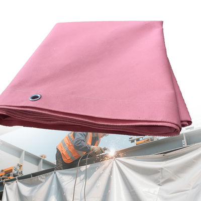 Double Side PU 17 Oz 16 Mil Welding Blanket Fireproof Thermal Resistant Mat