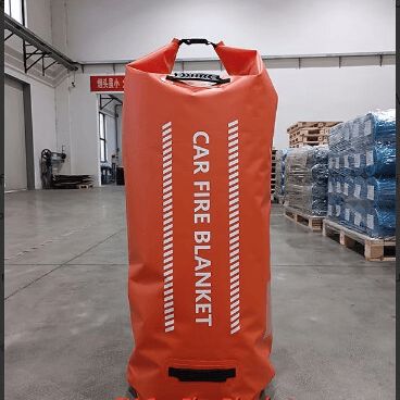 EV Fire Blanket Gray 550℃ Thermal Resistance for Logistics
