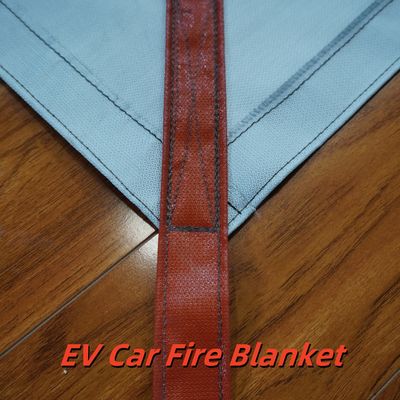 EV Fire Blanket Gray 550℃ Thermal Resistance for Logistics