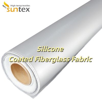 Durable Anti-Aging Silicone Coated Fiberglass Fabric with Corrosion Resistance and Weatherproof Properties