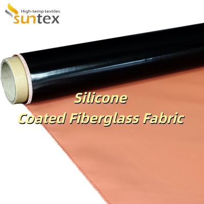 Flame Retardant Silicone Coated Fiberglass Fabric with Corrosion Resistance and Thermal Insulation