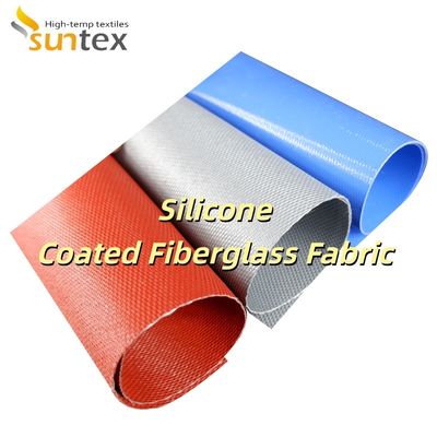 Fireproof Double Sided Silicone Coated Fiberglass Fabric with Sparks Resistance and Alkali Free Properties