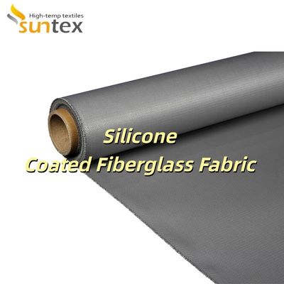 Anti-Aging Weatherproof Silicone Coated Fiberglass Fabric with Corrosion Resistance for Industrial Applications