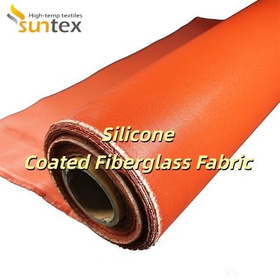 Fireproof Double Sided Silicone Coated Fiberglass Fabric with Sparks Resistance and Alkali Free Properties