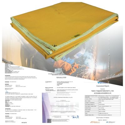 17 Oz High Flexible Welding Blanket with 16 Mil Thickness for Heat Insulation and Fire Resistance