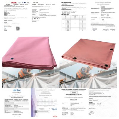 100% Fiberglass Welding Blanket - 550°C Heat Resistant Fire Blanket with Acrylic Coating for Maximum Protection