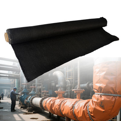 Industrial Splash Proof PU Coated Fiberglass Fabric with 1800C Temperature Resistance and 1m/1.3m/1.5m/1.52m/1.55m Width