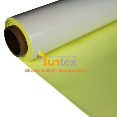 Weatherproof Water Repellent Silicone Coated Fiberglass Fabric with 50 m / 100 m Roll Length