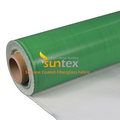 Fireproof Silicone Coated Fiberglass Fabric with Corrosion Resistance and Water Repellent Properties in 50 m / 100 m Rolls