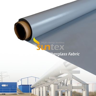 Corrosion Resistant Silicone Coated Fiberglass Fabric with Thermal Insulation and Chemical Resistance for Fireproof Applications