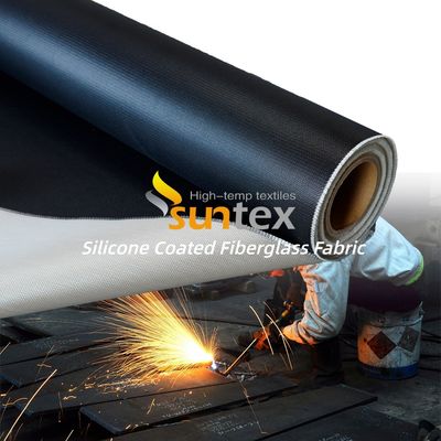 High Temperature Resistant Fireproof Anti-tear Silicone Coated Aramid Cloth Fabric for Industrial Applications