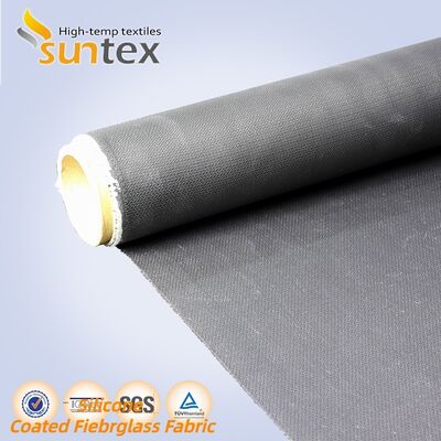 High-Temperature Resistant Fireproof Silicone Coated Fiberglass Fabric 850g/m2 for Heat Insulation