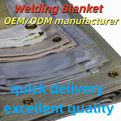 100% Fiberglass Welding Blanket with 550°C Heat Resistance and Acrylic Coating for Industrial Safety