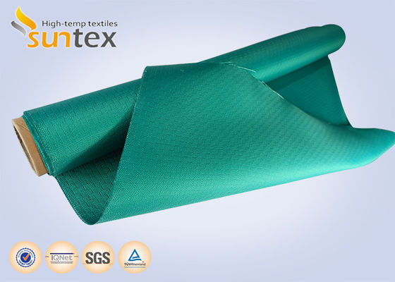 Acrylic Coated Fire Resistant Fiberglass Fabric with 550 Degree C Temperature Resistance for Welding Blankets Easy to Sew and Cut