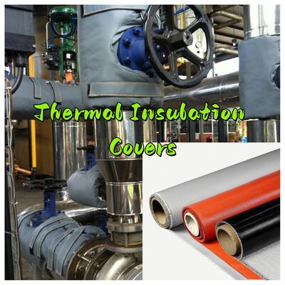 EN-13501 Certified Fire Curtain Fabric with 550°C Temperature Resistance and 0.6mm Thickness for Fire and Smoke Protection