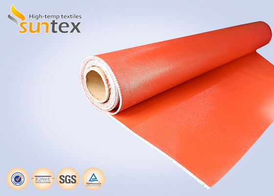 High Temperature Resistance Fire Retardant Alkali Free Silicone Coated Fiberglass Fabric for Welding Blankets