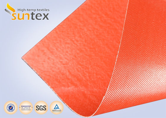 Heat Shield Material: Red 32 Oz Silicone Coated Fiberglass Cloth