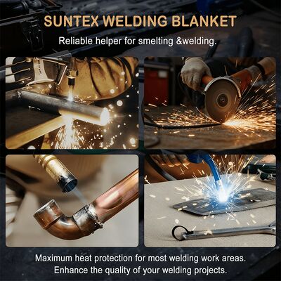 100% Fiberglass Welding Blanket Fire Blanket 550°C Heat Resistant with Acrylic Coating