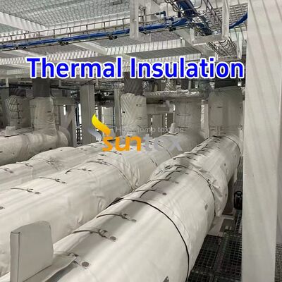 1000°C Temperature Resistant Thermal Insulation Jacket with Water and Oil Resistance in Customizable Sizes