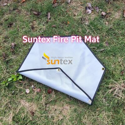 550°C Heat Resistant Fire Pit Mat with Customizable Size and Multi-Layer Structure for Outdoor Safety