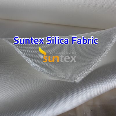 High Silica Fiberglass Cloth with 1200℃ High Temperature Resistance 18 oz/sqy Unit Weight and Crowfoot Pattern