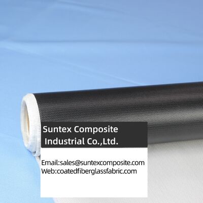 High Temperature Resistance Silicone Coated Fiberglass Fabric with 4H Satin Weave and Customizable Width