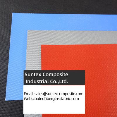 High-Temperature Fireproof Silicone Coated Fiberglass Fabric with Corrosion Resistance