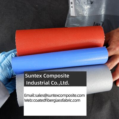 High-Temperature Fireproof Silicone Coated Fiberglass Fabric with Corrosion Resistance