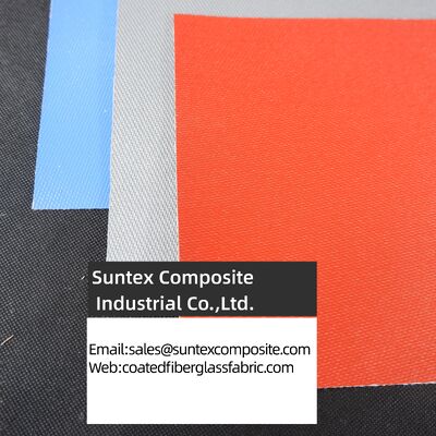 High-Temperature Fireproof Silicone Coated Fiberglass Fabric with Corrosion Resistance