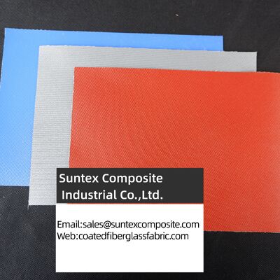 Fireproof High Temperature Resistance Silicone Coated Fiberglass Fabric with Customizable Width