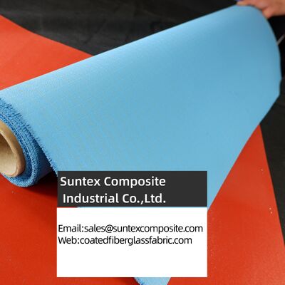 High Temperature Resistance Fireproof Silicone Coated Fiberglass Fabric with Customizable Width