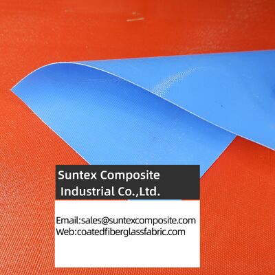 Heat Resistant High Strength Corrosion Resistant Silicone Coated Fiberglass Fabric and Fiberglass Cloth