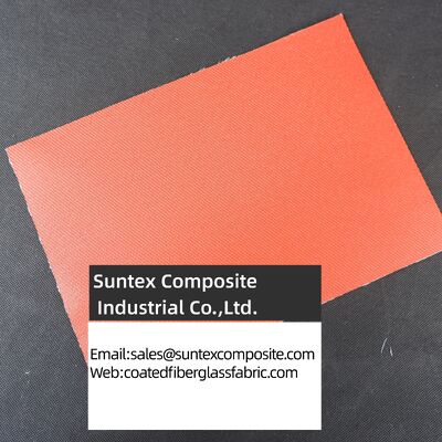 High Temperature Fireproof Alkali Free E-Glass Silicone Coated Fiberglass Fabric for Industrial Applications