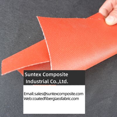 Good Chemical Resistance Fireproof High Temperature Resistant Silicone Coated Fiberglass Fabric for Industrial Use