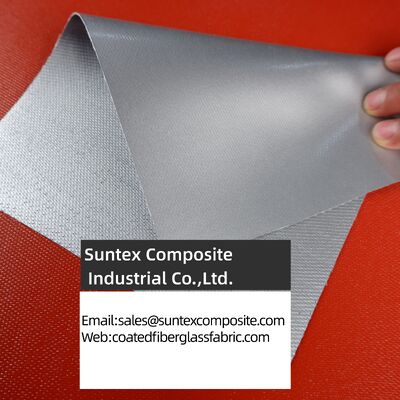 High Temperature Resistant Fireproof Anti-tear Silicone Coated Fiberglass Fabric for Industrial Applications
