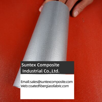 High Temperature Resistant Fireproof Anti-tear Silicone Coated Fiberglass Fabric for Industrial Applications