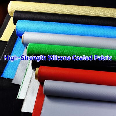 High Temperature Resistance Fireproof Silicone Coated Fiberglass Fabric with 590 g/sqm Weight for Heat Resistant Insulation