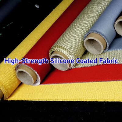 Heat Resistant Fireproof High Strength Silicone Coated Fiberglass Fabric for Thermal Insulation