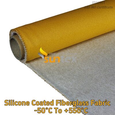 Heat Insulation and Fireproof Waterproof Material Silicone Coated Fiberglass Fabric