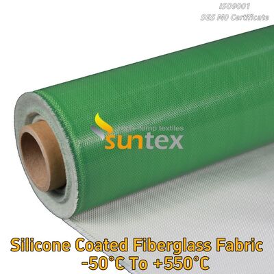 High Temperature Silicone Rubber Coated Fiberglass Sheet/Fabric/Cloth