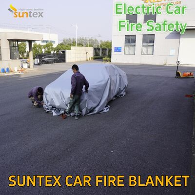 Cross Border Car Fire Blanket Portable High Temperature Resistant and Flame-retardant Fiberglass