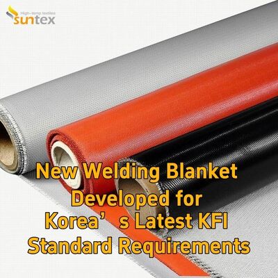 Industrial Fire Resistant Welding Blanket Durable Fiberglass Welding Fire Blanket for Factory Welding Fire Prevention
