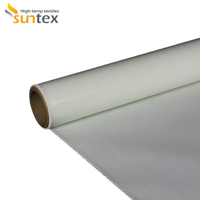 Fireproof Heat Resistant Silicone Coated Fiberglass Fabric 850g/m2 High Silica Fiberglass Cloth for Industrial Applications
