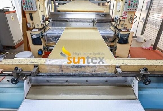 シリコーンは取り外し可能な絶縁材のジャケット カバーのためのガラス生地に塗った