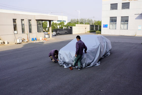 Gray EV Car Fire Blanket with 550℃/1000℃ Thermal Resistance and Oxygen Deprivation for Emergency Use