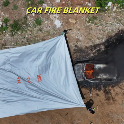 電気自動車の防火毛布 耐火性 550°C/1000°C 耐火性 グレー